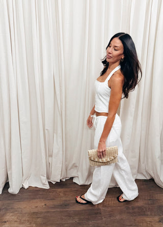 Positano Linen Halter