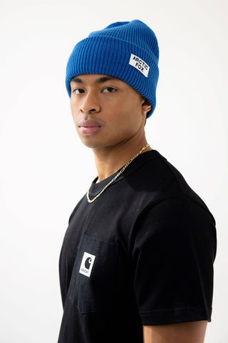 The Recycled Bottle Beanie in Ocean Blue