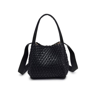 Roxy Woven Double Handle Woven Crossbody