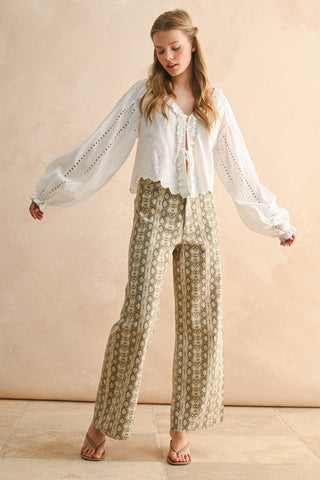 Embroidered Cottage Blouse