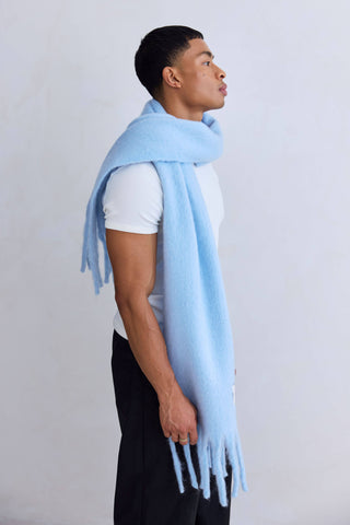 The Stockholm Scarf - 100% Recycled in Glacier Blue
