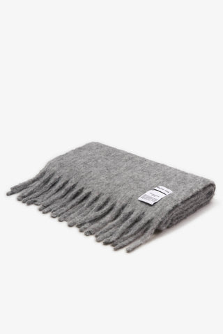 The Reykjavik Scarf with RWS Wool in Grey
