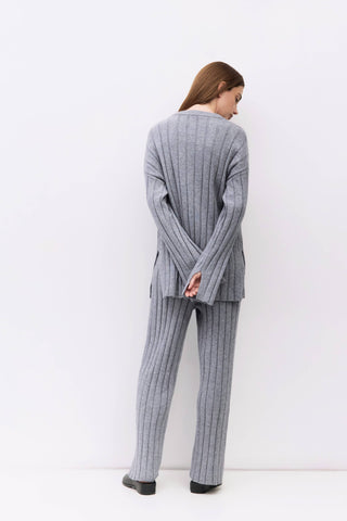 The Dakota Ribbed Knit Lounge Sweater