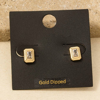 Baguette Stud Earrings