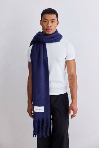 The Reykjavik Scarf - 100% Recycled in Midnight Blue
