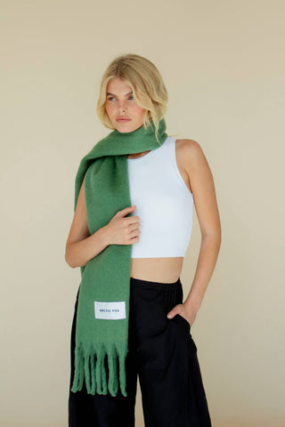 The Stockholm Scarf - 100% Recycled in Forest Fern