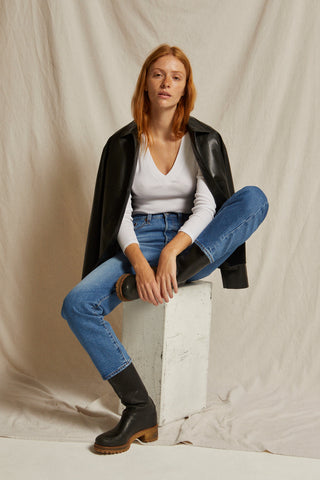 Viola Ribbed Long Sleeve