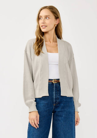 The Cropped Textured Cardigan