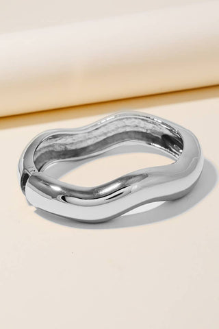 Wavy Bangle Bracelet