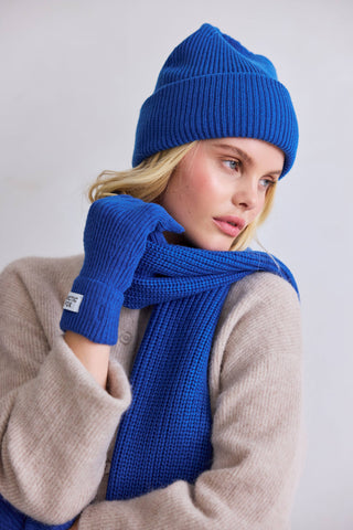 The Recycled Bottle Beanie in Ocean Blue
