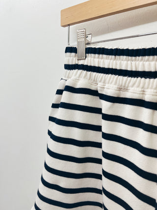 Stripe French Terry Short