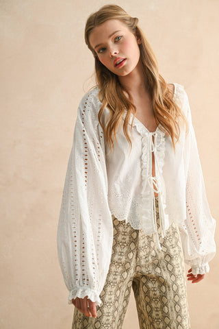 Embroidered Cottage Blouse