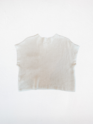 Short Sleeve Easy Sweater