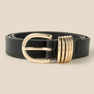 The Multi Ring Leather Belt