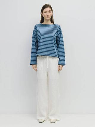 Oversized Striped Long Sleeve Top