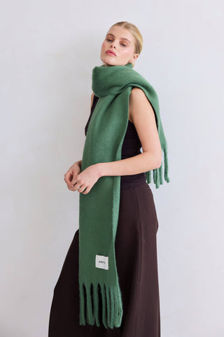 The Stockholm Scarf - 100% Recycled in Forest Fern