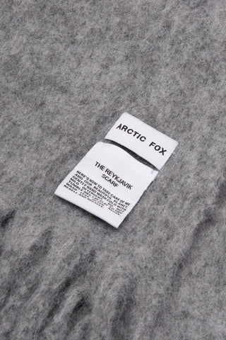 The Reykjavik Scarf with RWS Wool in Grey