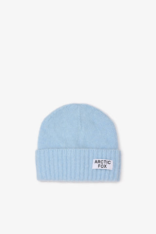 The Mohair Beanie in Sky Blue