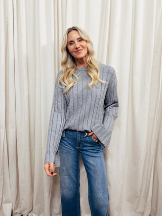 The Dakota Ribbed Knit Lounge Sweater