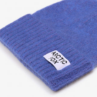 The Mohair Beanie in Future Dusk Blue