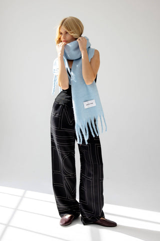 The Stockholm Scarf - 100% Recycled in Glacier Blue