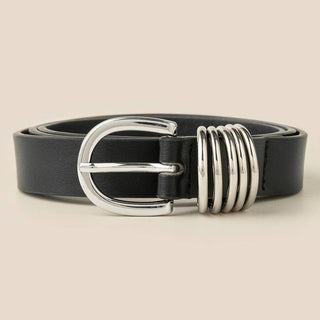 The Multi Ring Leather Belt
