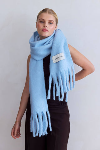 The Stockholm Scarf - 100% Recycled in Glacier Blue