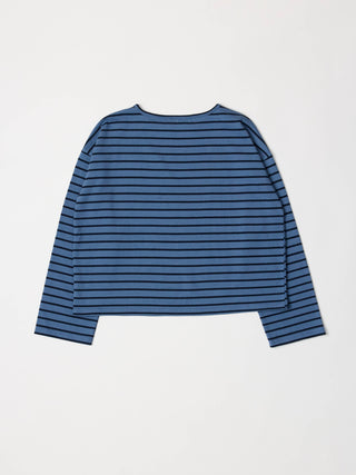 Oversized Striped Long Sleeve Top