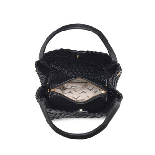 Roxy Woven Double Handle Woven Crossbody