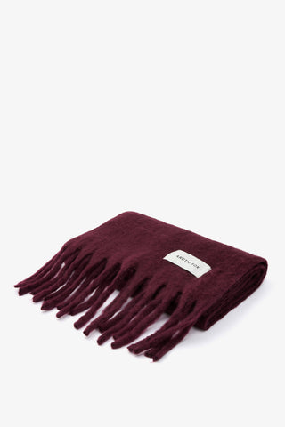 The Stockholm Scarf - 100% Recycled in Cherry Lacquer