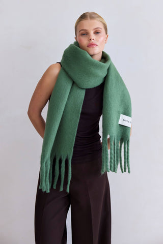 The Stockholm Scarf - 100% Recycled in Forest Fern