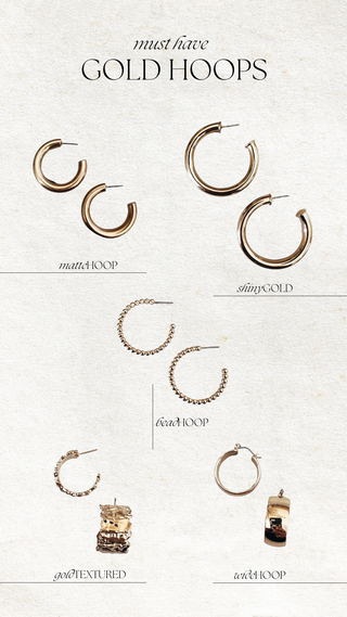 Must Have Gold Hoops