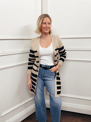 Lagos Stripe Cardigan