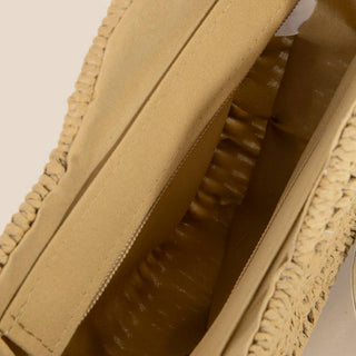 The Straw Braided Conch Shell Bag - Olive Street