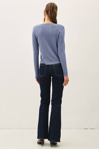 The Ultra Soft Button Cardigan Sweater in Blue