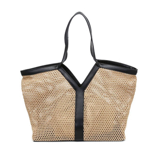 The Mesh Contrast Trim Tote