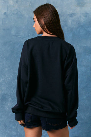 The Stars & Thread Crew Oversized Sweatshirt - Olive Street