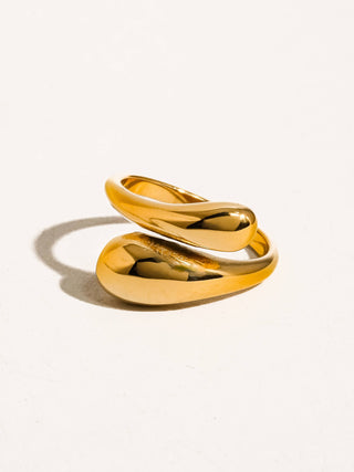 The Gabrielle Open Twist Ring in Multi - Olive Street