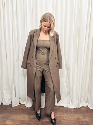 The Structured Long Blazer