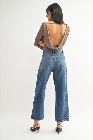 The High Rise Barrel Jean Twist