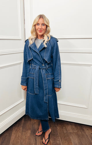 Denim Trench