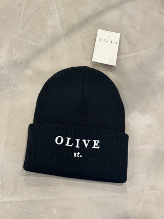 Olive St. Embroidered Beanie
