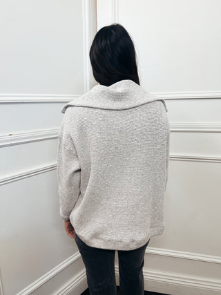 Textured Half Zip