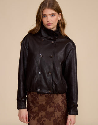 The Corina Funnel Neck Jacket