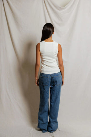 The Mallory V Neck Tank - Olive Street