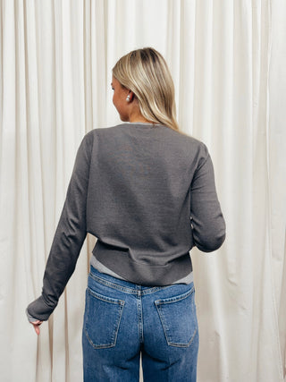 The Fine Knit Layered Cardigan