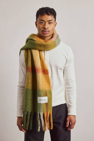 The Stockholm Scarf in Green Mix