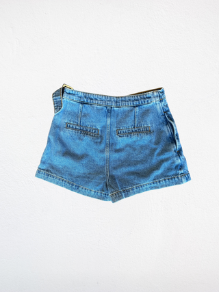 Denim Wrap Skirt