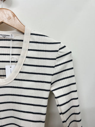 Robyn Rib Stripe Luxe Long Sleeve