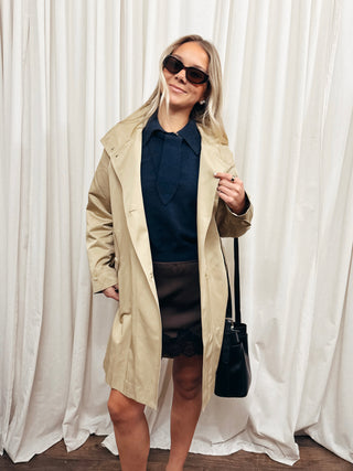 The Puig Detachable Tie Neck Knit Vest - Olive Street